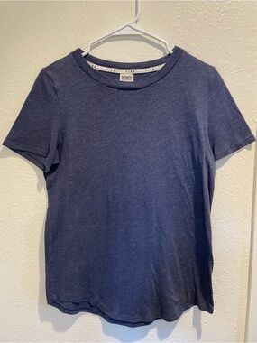 💙 VS PINK Heathered Denim Blue Everyday Lounge T-Shirt S 💙